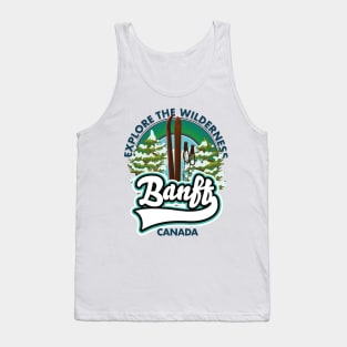 Banff Canada ski poster Tank Top